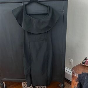 Elegant Black Off Shoulder Dress